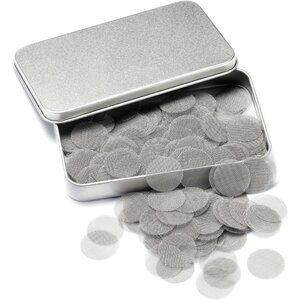 200 PCS 3/4 Inch Stainless Steel Pipe , 3/4 Inch Metal Pipe Screen with Metal Bo